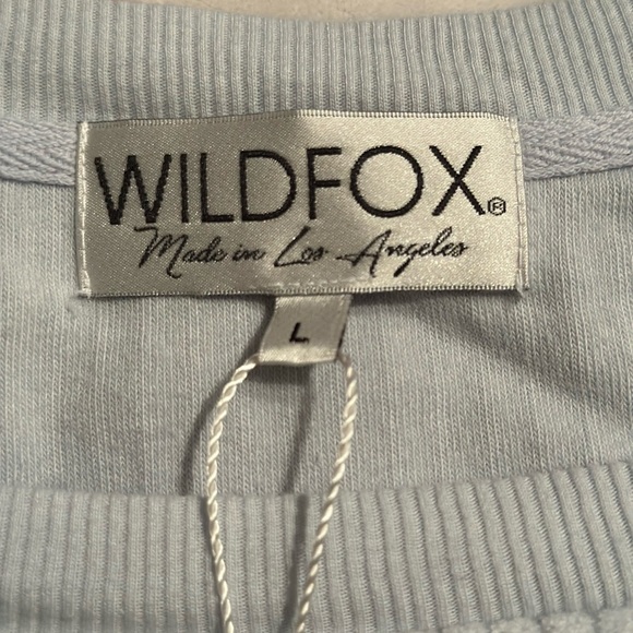 NWT Wildfox Tilda Oversized Light Blue Sweater - Picture 10 of 12